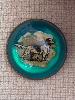Vintage Bridle Button Pin